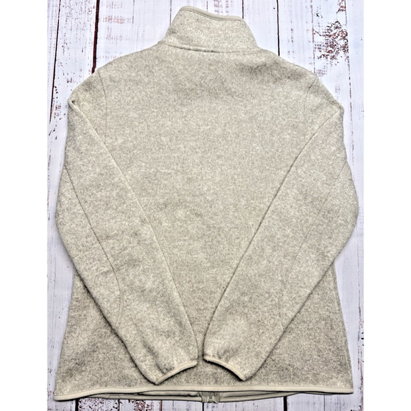 SwissTech Jacket Women's Size L Long Sleeve Sherpa Lined Fleece Full Zip Oatmeal - Picture 2 of 8